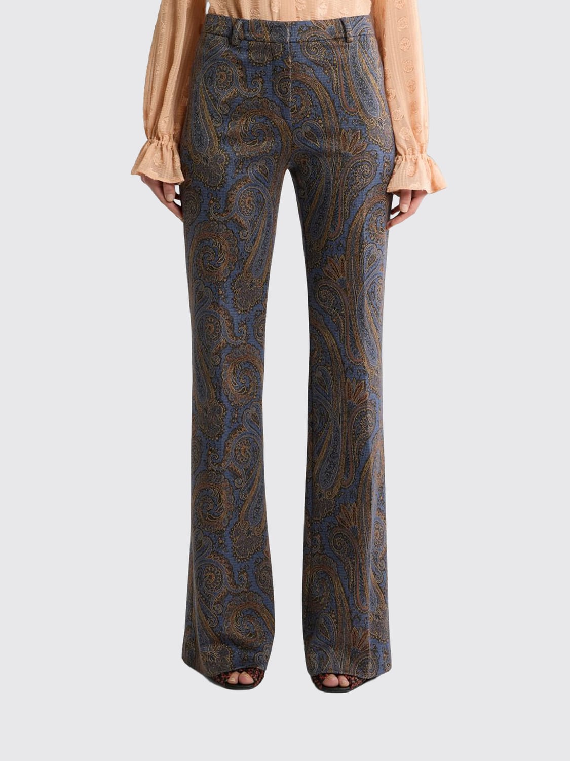 ETRO HOSE: Hose damen Etro, Hellblau - Img 1
