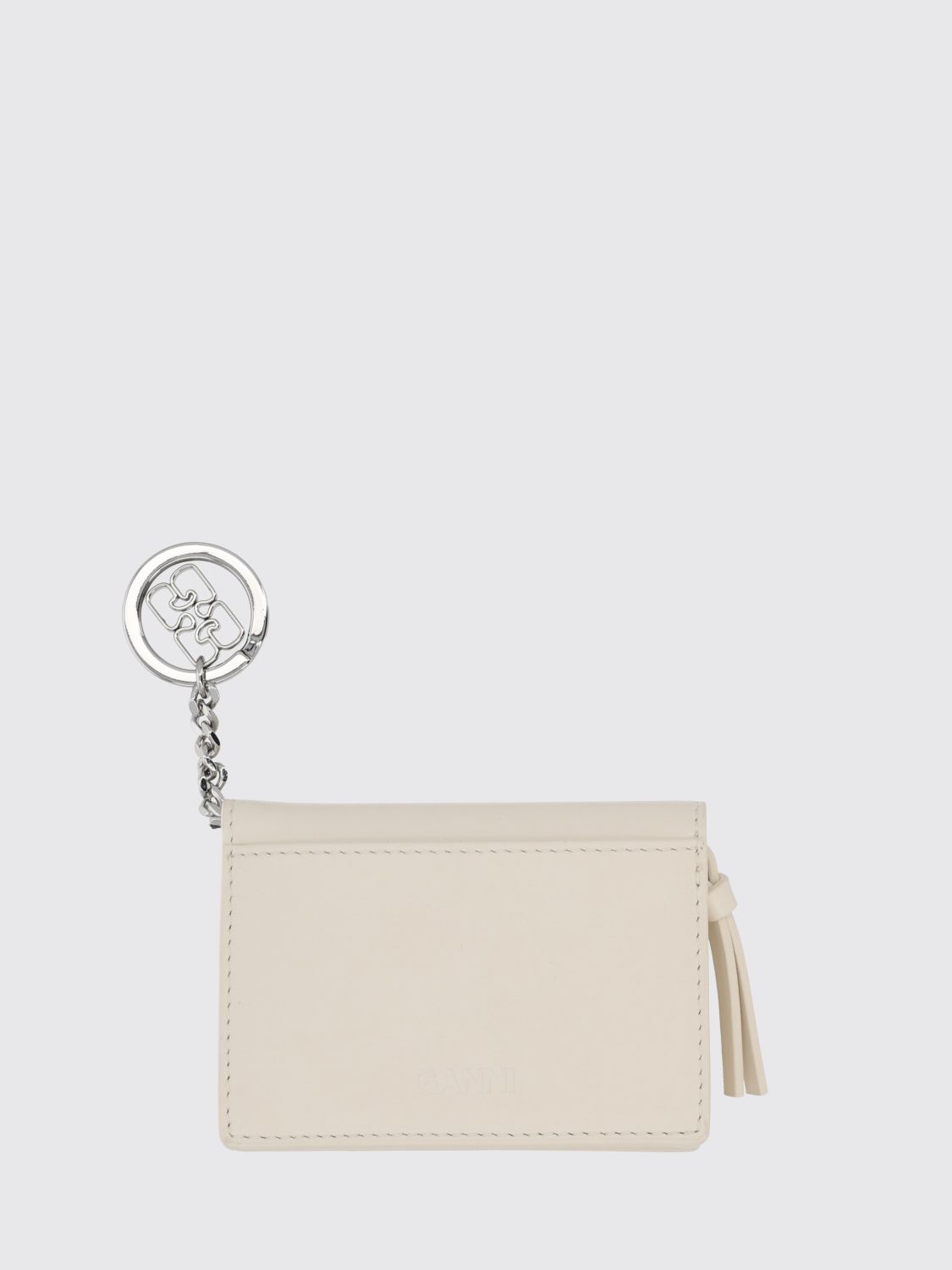 GANNI CARTERA: Cartera mujer Ganni, Beige - Img 3