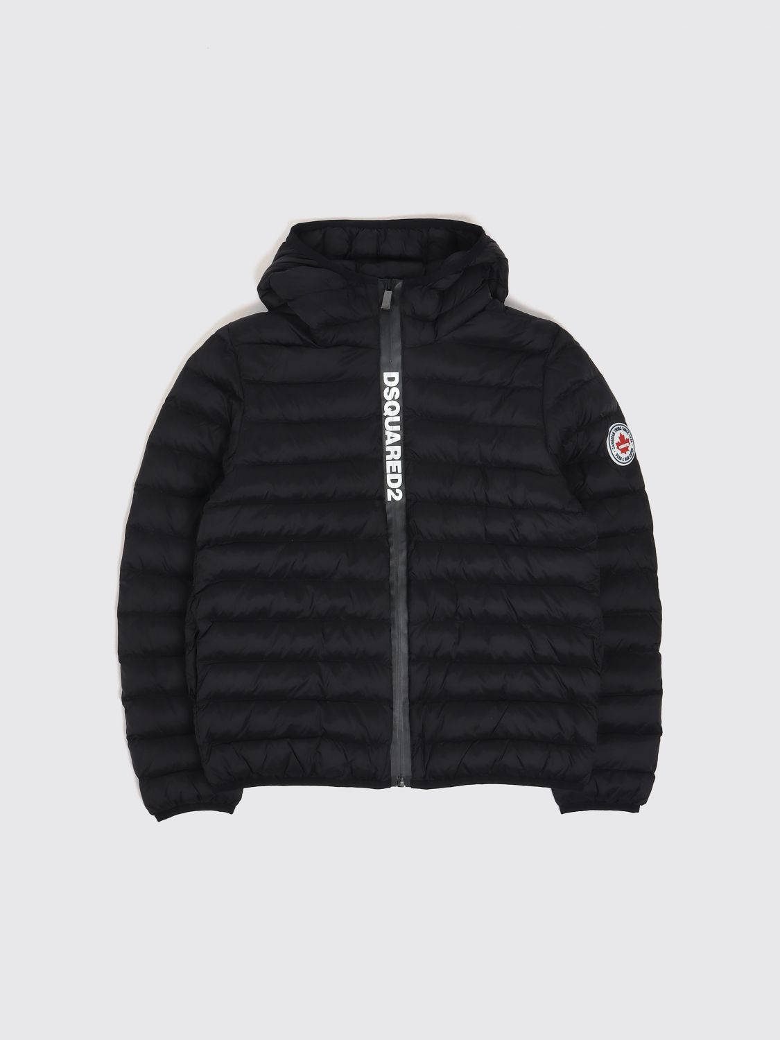 DSQUARED2 JACKE: Jacke kinder Dsquared2, Schwarz - Img 1