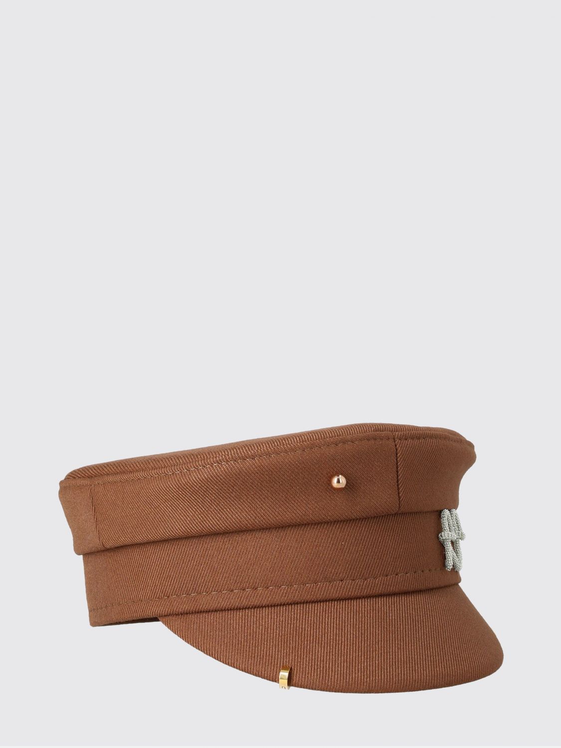 RUSLAN BAGINSKIY HAT: Hat woman Ruslan Baginskiy, Brown - Img 1