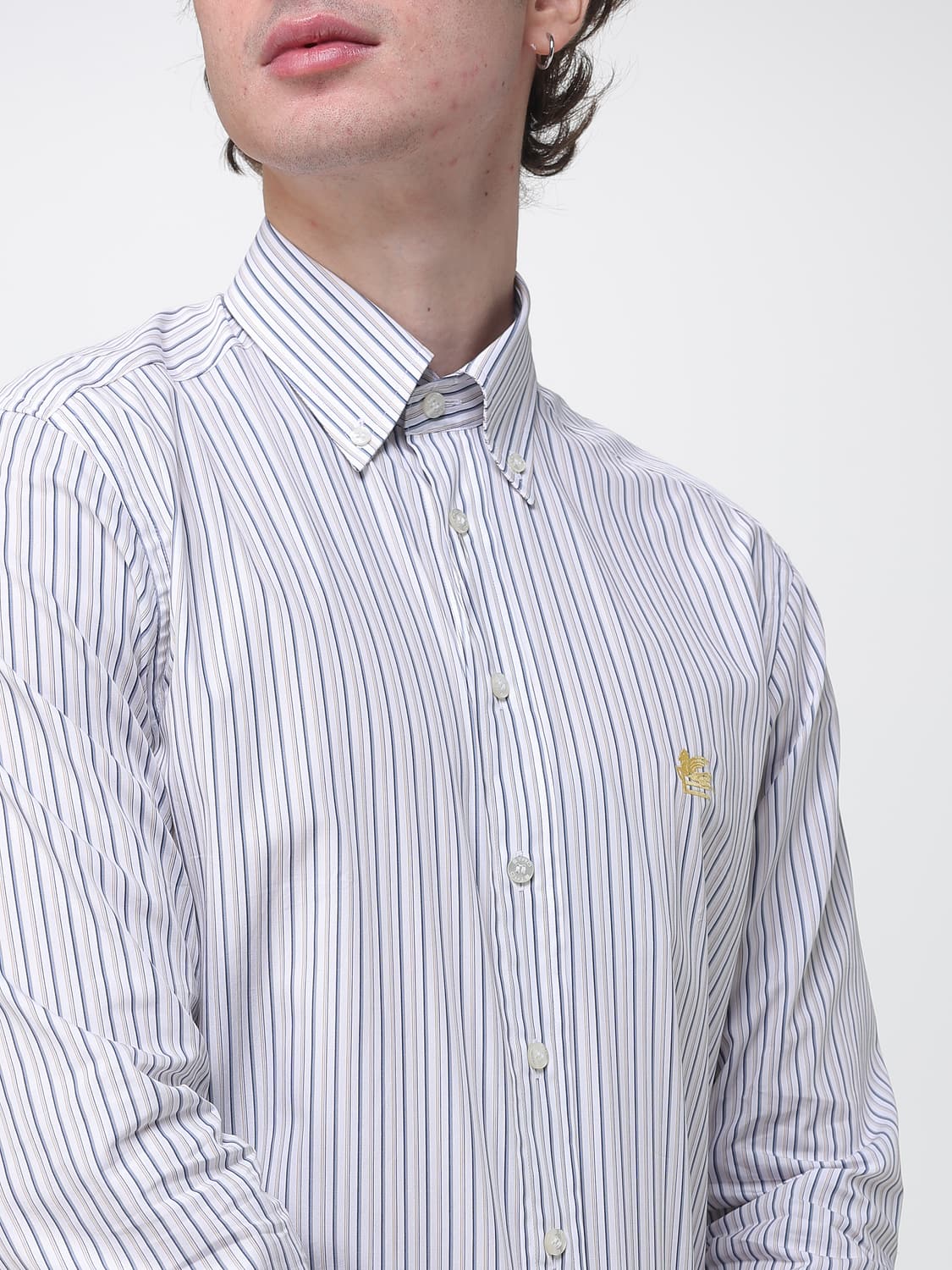 ETRO CAMICIA: Camicia uomo Etro, Blue Navy - Img 5