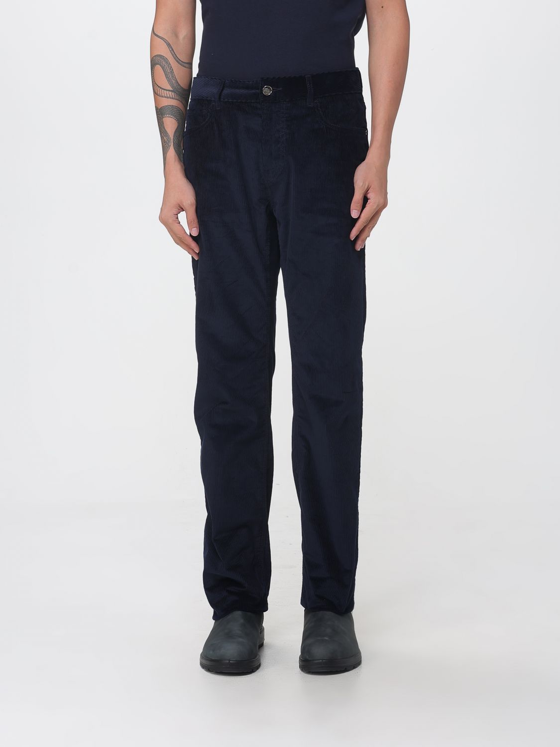 ETRO PANTS: Pants men Etro, Navy - Img 1