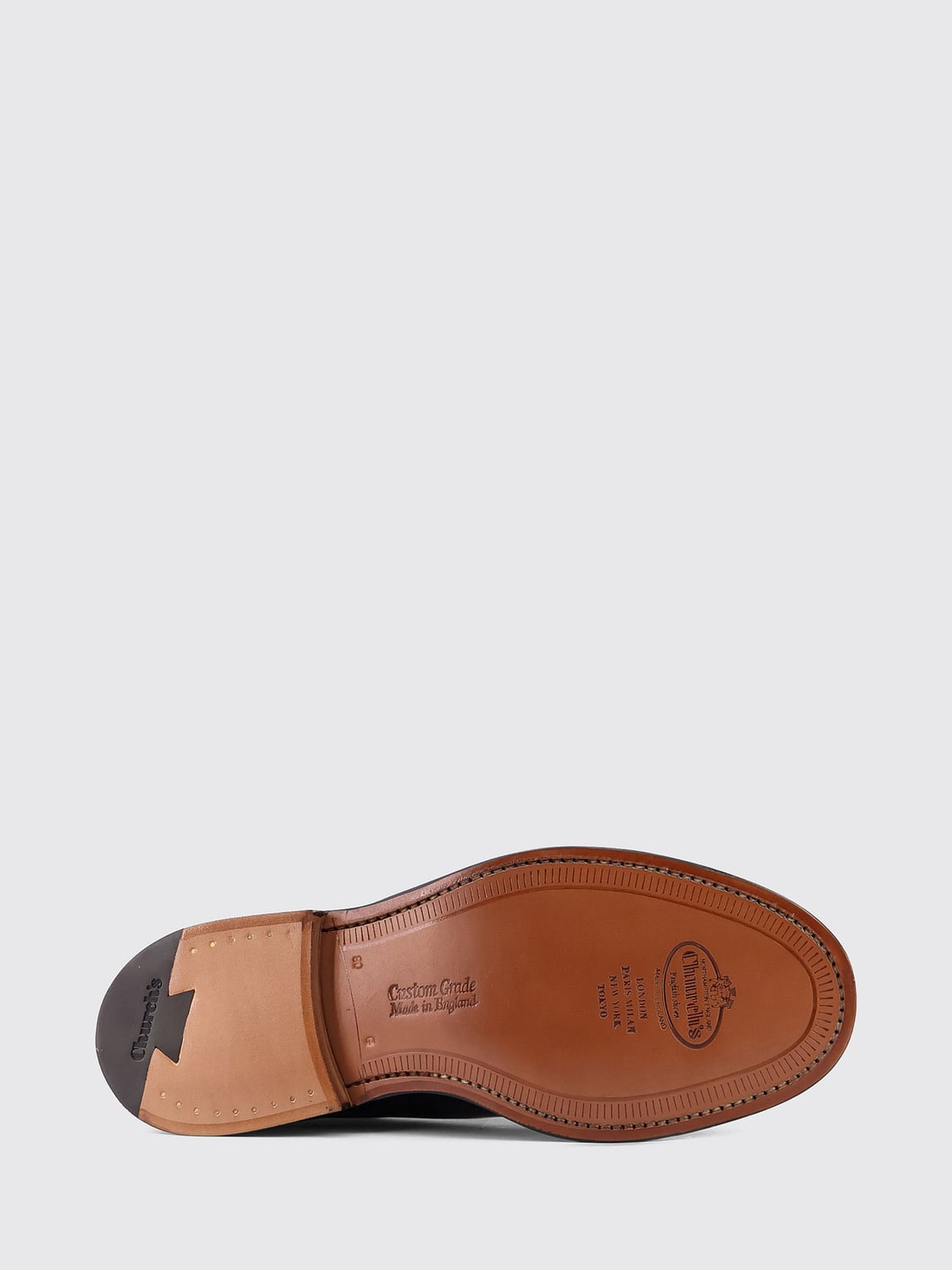 CHURCH'S SCHNÜRSCHUHE: Shannon Derby-Schuhe von Church's aus glattem Kalbsleder mit runder Kappe, Schwarz - Img 5