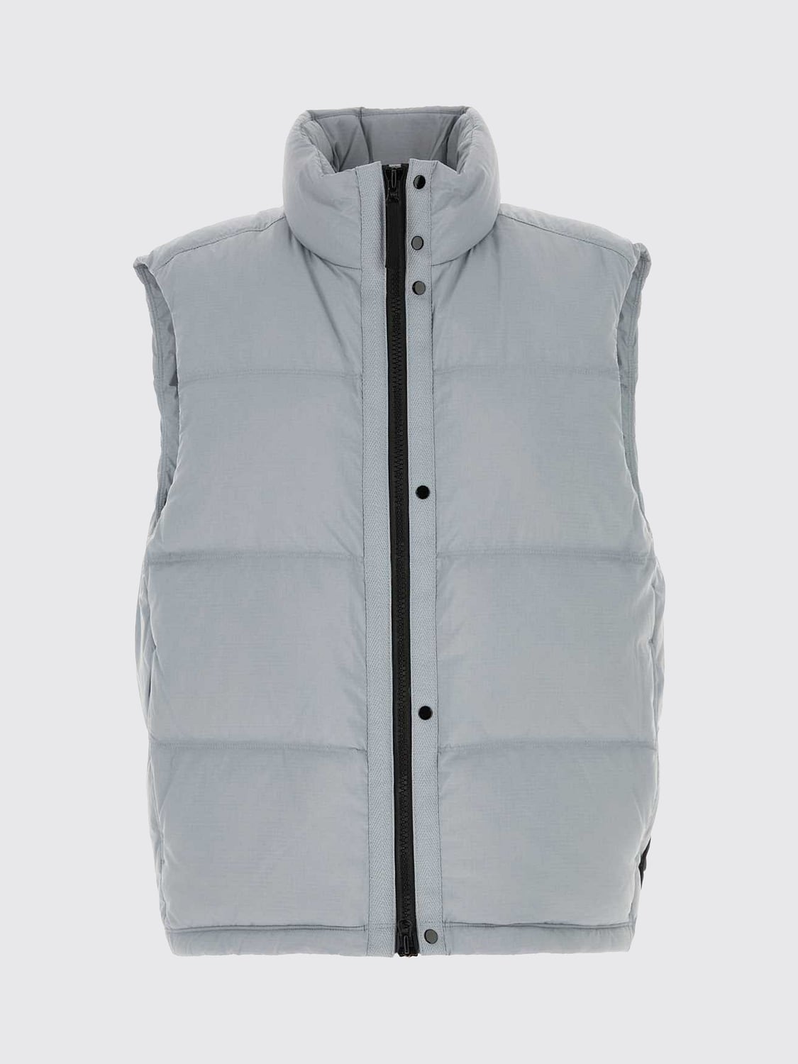 STONE ISLAND SUIT VEST: Stone Island Padded Water-Repellent Cordura® Nylon Vest with Funnel Neck, Grey - Img 2