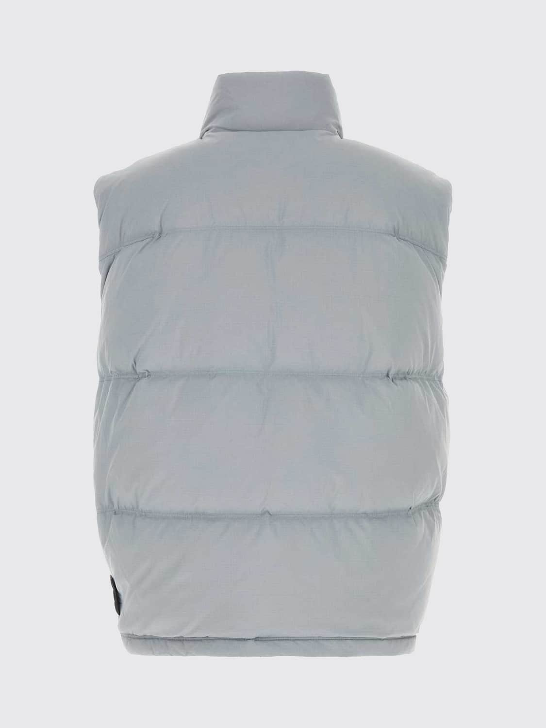 STONE ISLAND SUIT VEST: Stone Island Padded Water-Repellent Cordura® Nylon Vest with Funnel Neck, Grey - Img 3