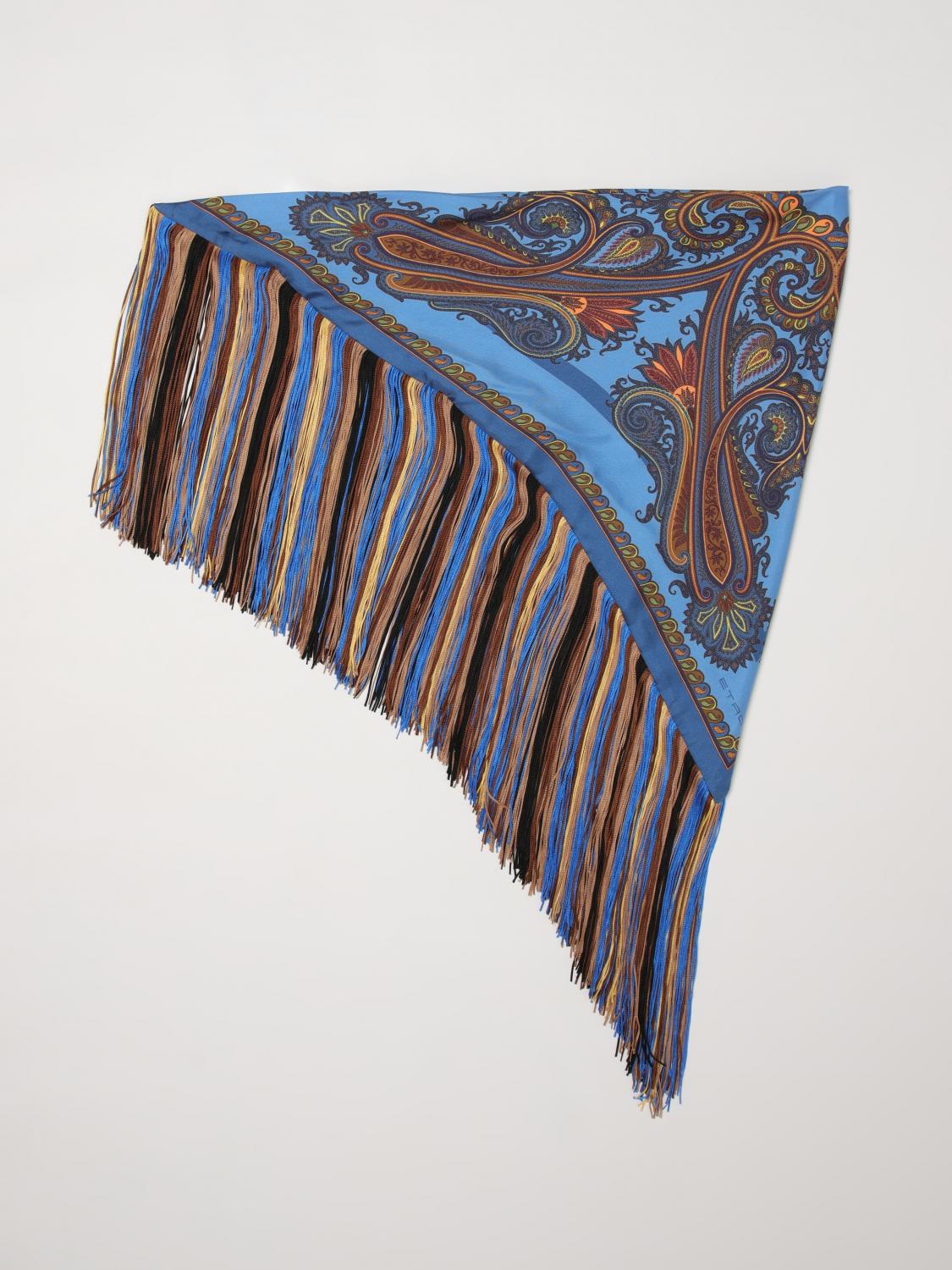 ETRO SCIARPA: Sciarpa donna Etro, Blue - Img 1