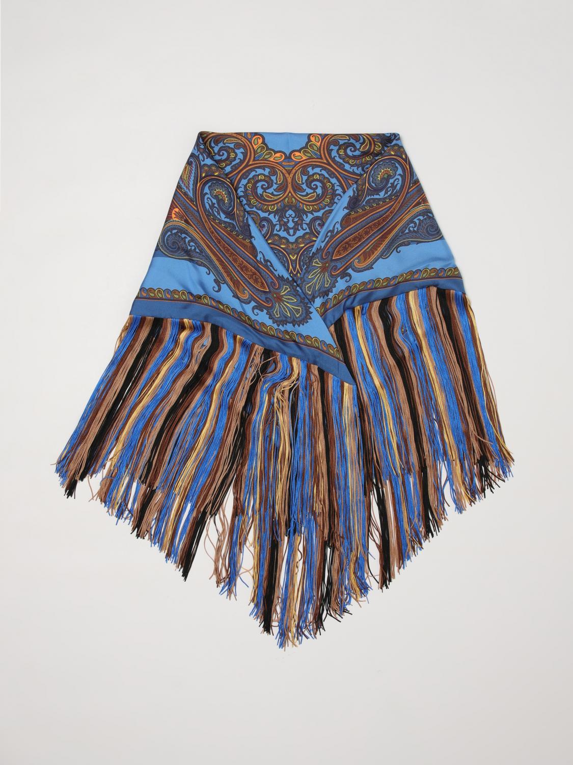 ETRO SCIARPA: Sciarpa donna Etro, Blue - Img 2
