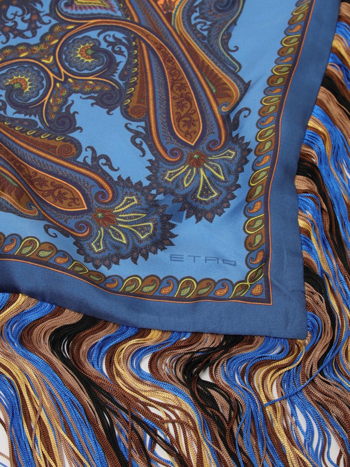 ETRO SCIARPA: Sciarpa donna Etro, Blue - Img 3