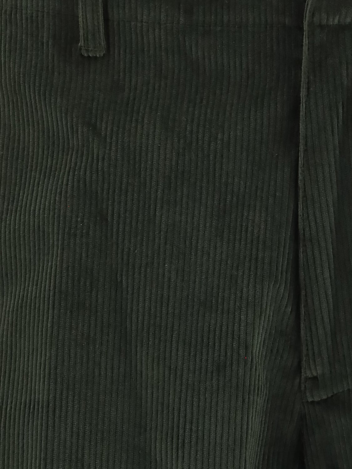 ETRO PANTS: Straight-Fit Corduroy Trousers Etro with Slash Pockets, Moss Green - Img 3