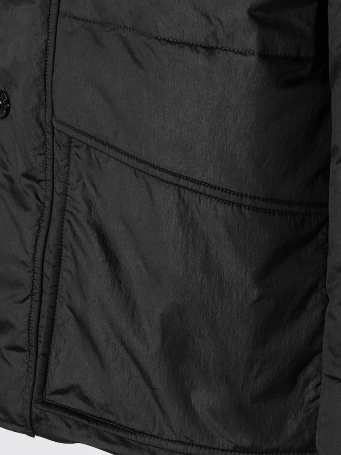 STONE ISLAND ПАЛЬТО: Куртка Мужское Stone Island, Черный - Img 4