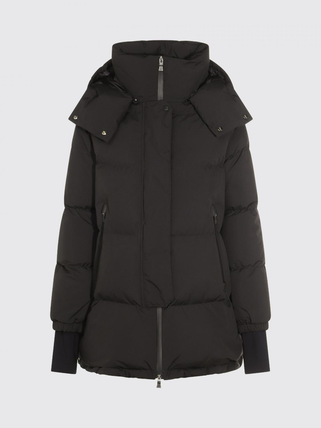 HERNO JACKET: Short Hooded Quilted Nylon Down Jacket Herno with Water-Repellent Finish, Black - Img 2