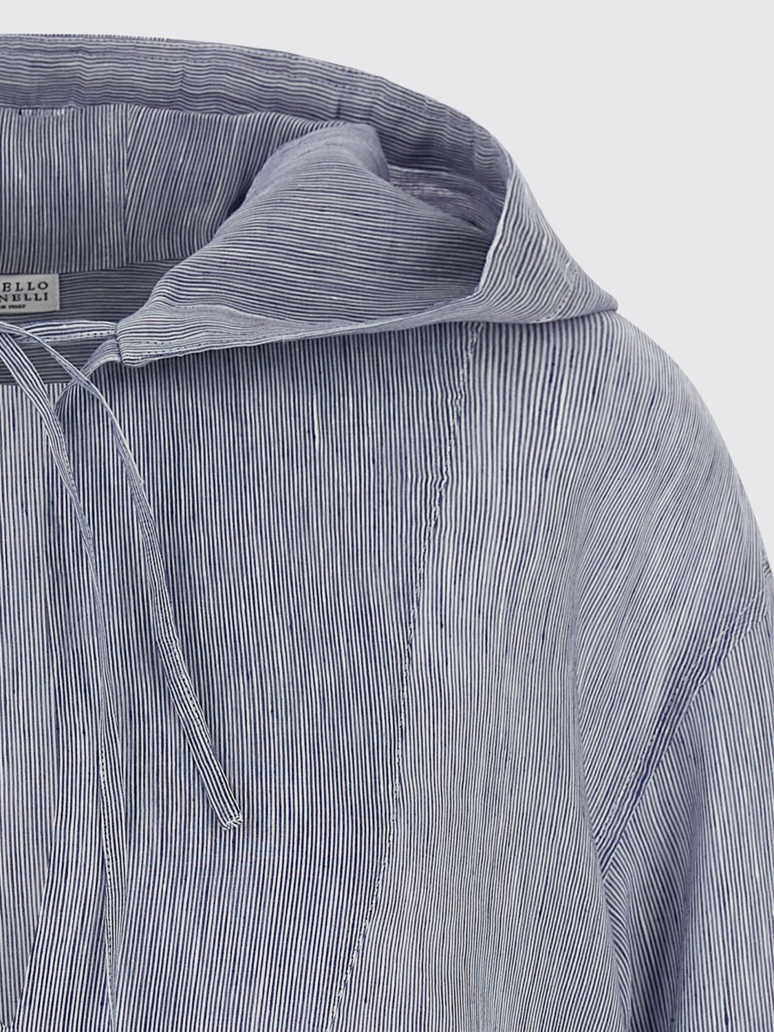 BRUNELLO CUCINELLI CAMICIA: Camicia donna Brunello Cucinelli, Blue - Img 4