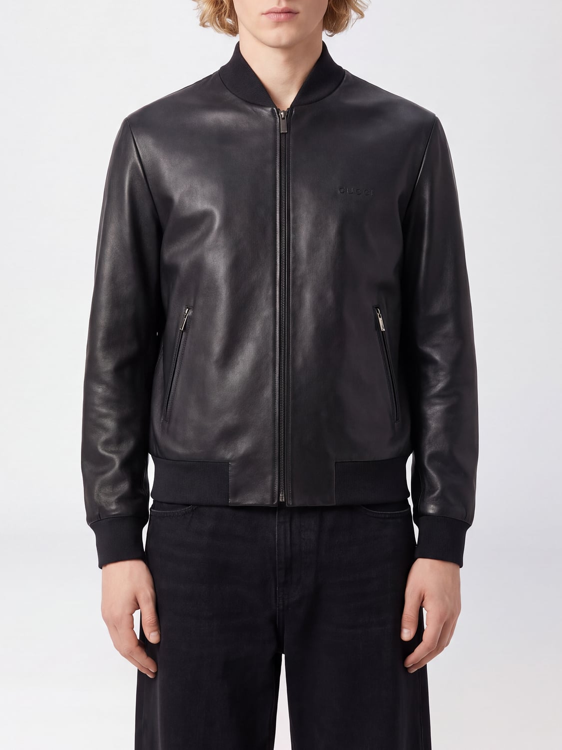 GUCCI JACKET: Jacket men Gucci, Grey - Img 1