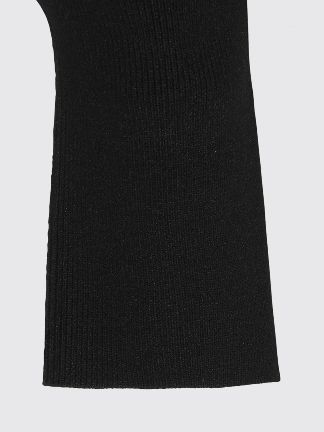 ANINE BING JERSEY: Suéter de cuello redondo Anine Bing en mezcla de viscosa con mangas largas y ribetes acanalados, Negro - Img 4