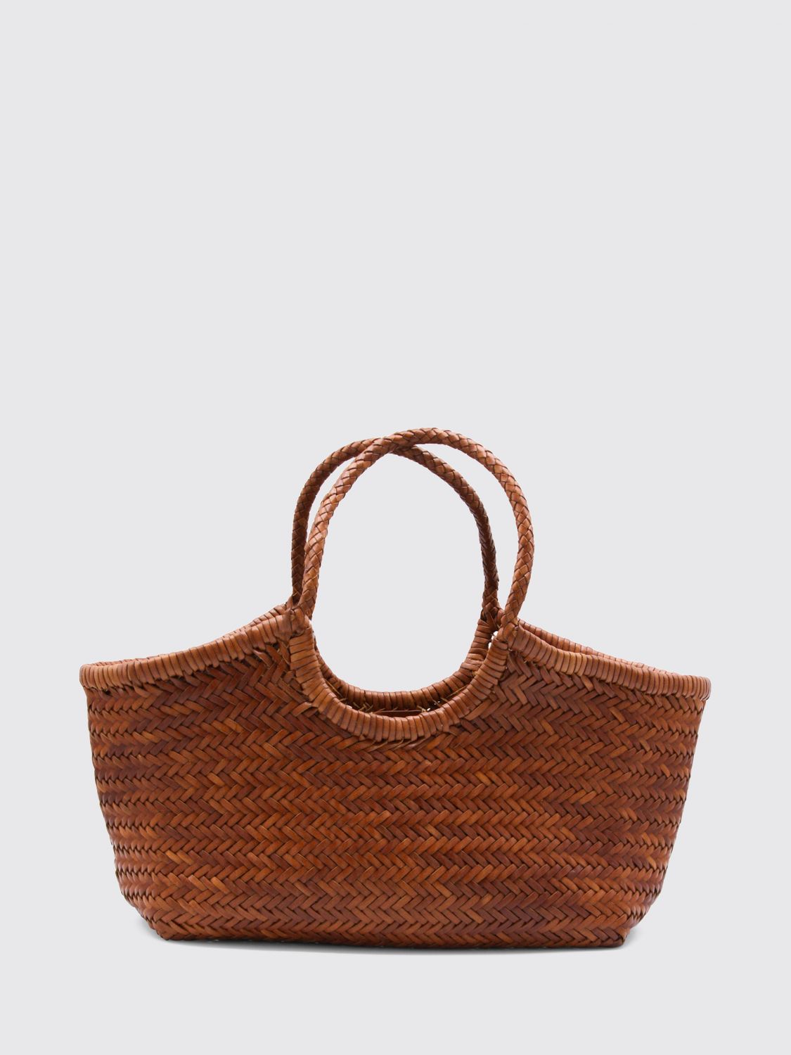 DRAGON DIFFUSION SAC PORTÉ ÉPAULE: Sac porté épaule Nantucket Dragon Diffusion en cuir avec anses tressées, Cuir - Img 1