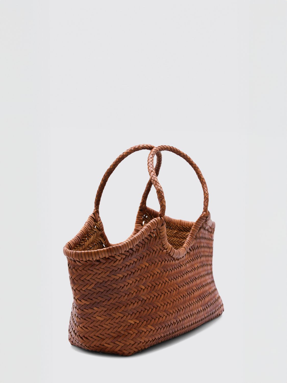 DRAGON DIFFUSION SAC PORTÉ ÉPAULE: Sac porté épaule Nantucket Dragon Diffusion en cuir avec anses tressées, Cuir - Img 2