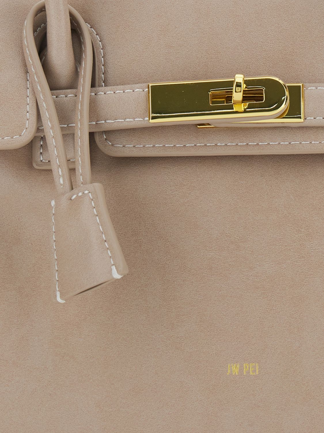 JW PEI BORSA A SPALLA: Borsa a spalla Yara JW PEI in pelle sintetica con chiusura a patta, Grigio - Img 3