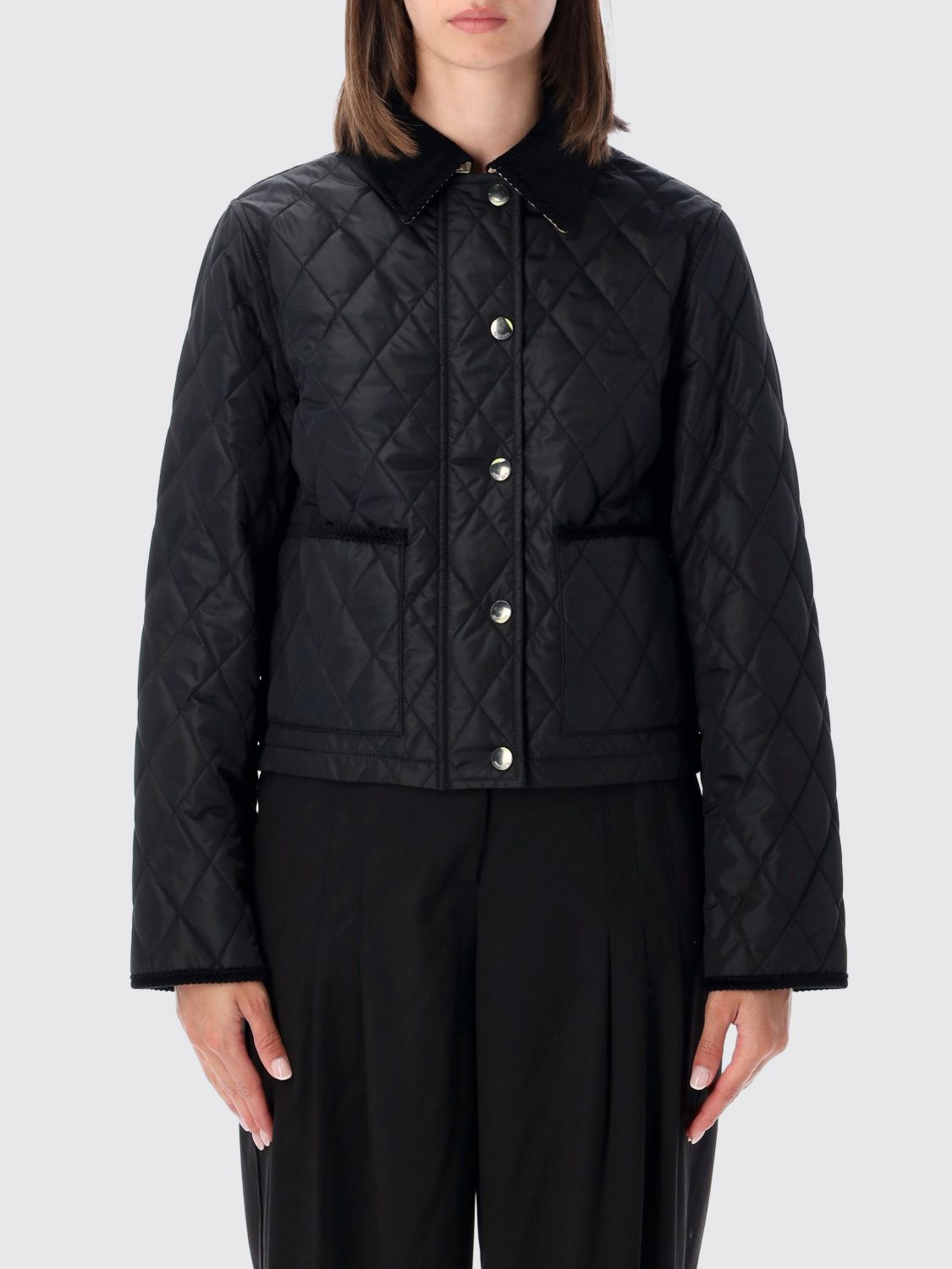 BURBERRY MANTEL: Mantel damen Burberry, Schwarz - Img 1