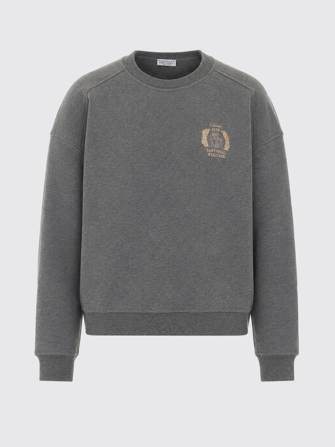 BRUNELLO CUCINELLI PULLOVER: Pullover damen Brunello Cucinelli, Grau - Img 2