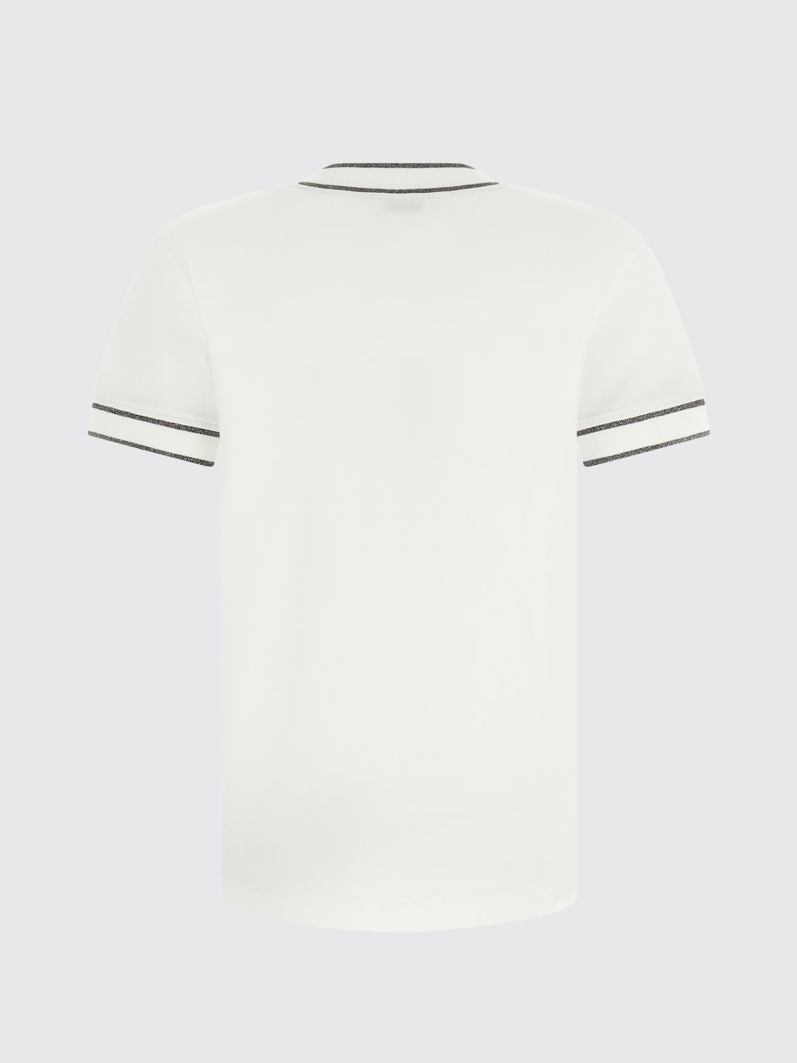 BRUNELLO CUCINELLI CAMISETA: Camiseta mujer Brunello Cucinelli, Blanco - Img 3