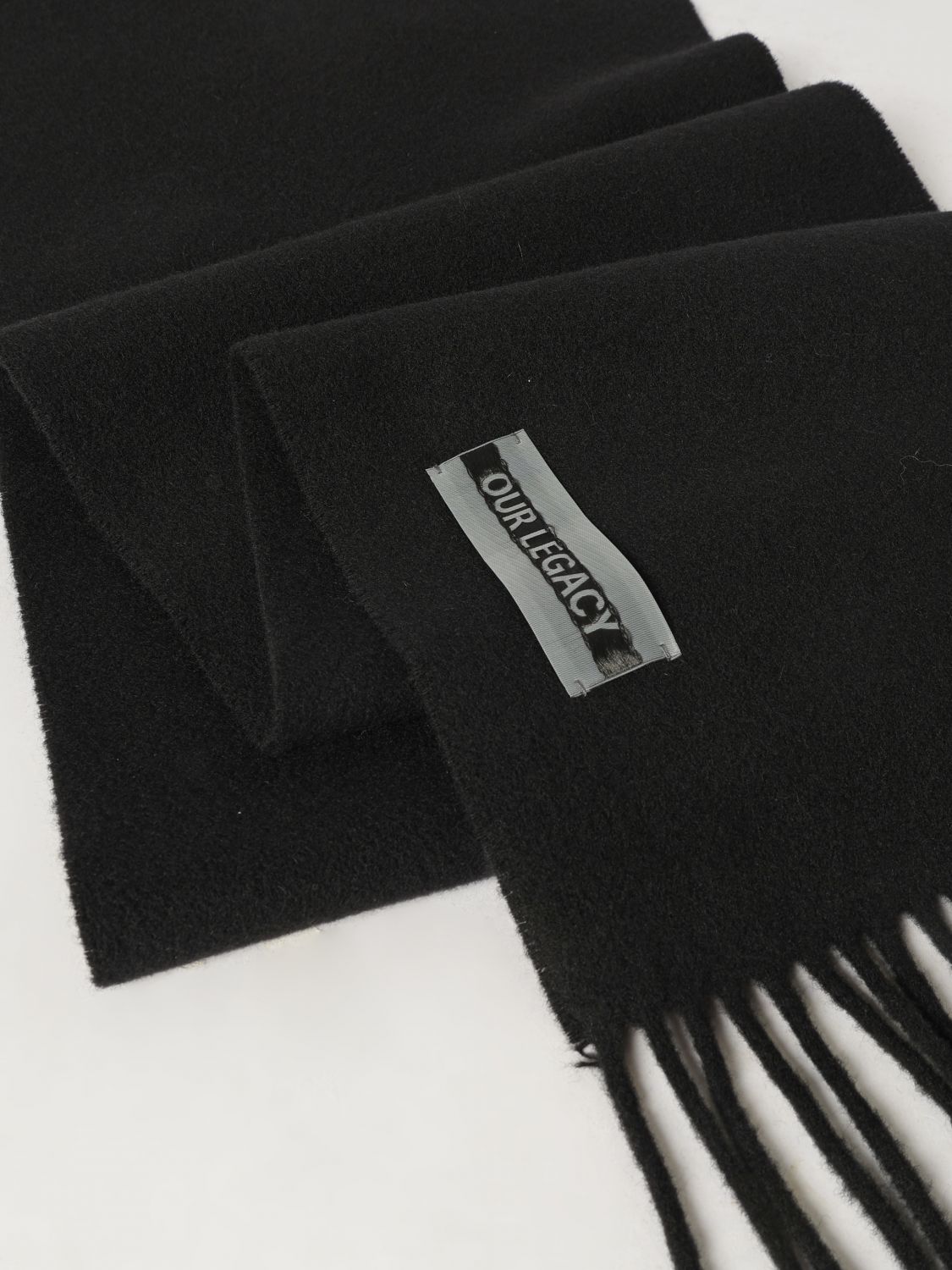 OUR LEGACY SCARF: Scarf men Our Legacy, Black - Img 3