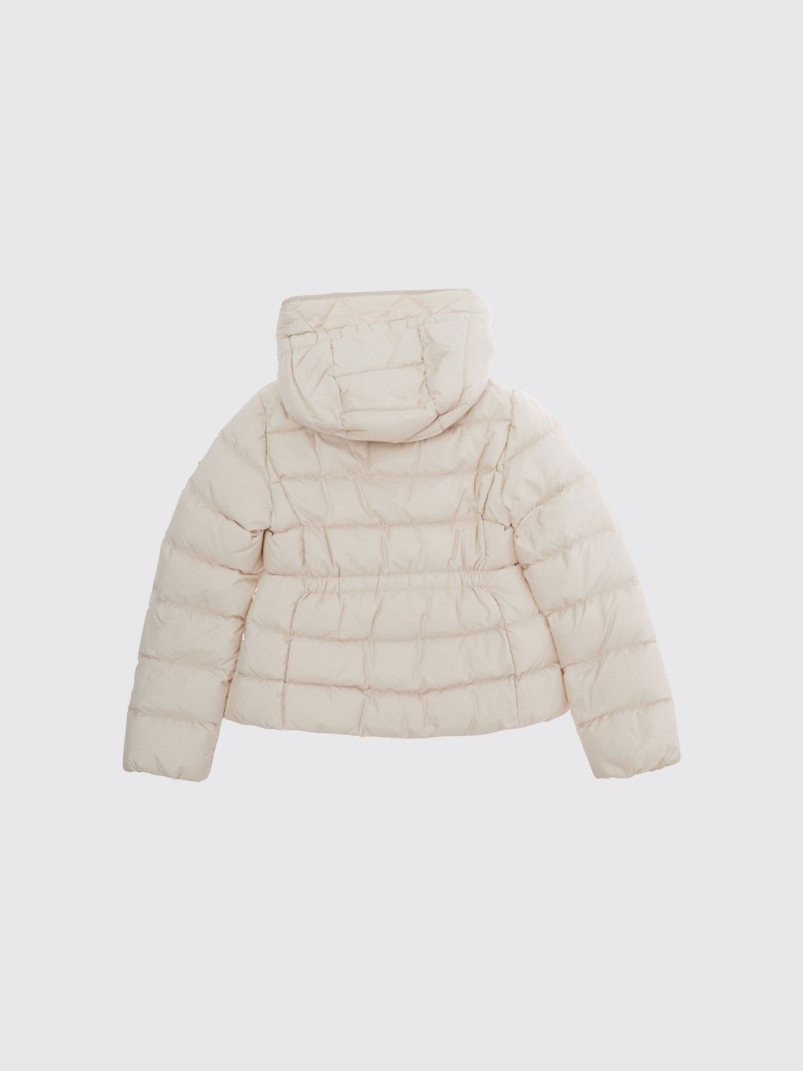 MONCLER 재킷: Moncler 남아용 아보체 퀼팅 나일론 후드 다운 재킷, 핑크 - Img 2