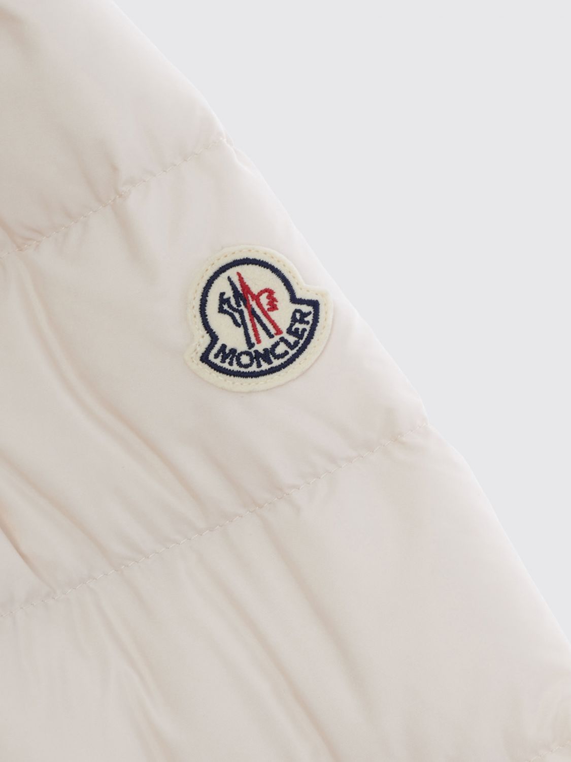 MONCLER 재킷: Moncler 남아용 아보체 퀼팅 나일론 후드 다운 재킷, 핑크 - Img 3