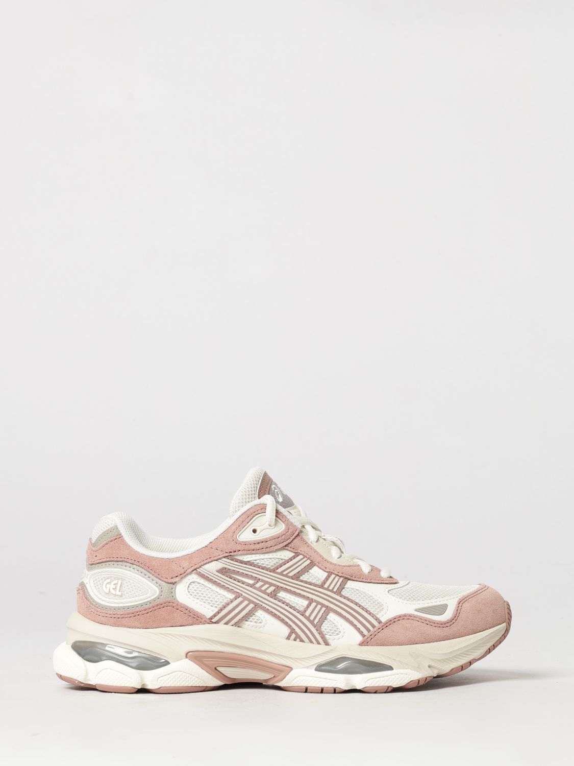 ASICS SNEAKERS: Asics Gel-NYC 2.0 Low-Top Sneakers in Suede and Mesh with GEL Technology, Beige - Img 1