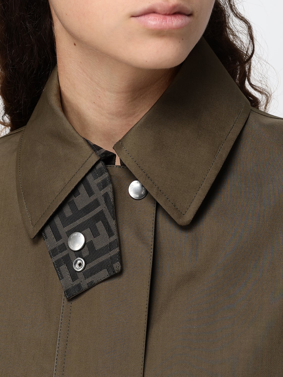 FENDI CHAQUETA: Chaqueta mujer Fendi, Militar - Img 5