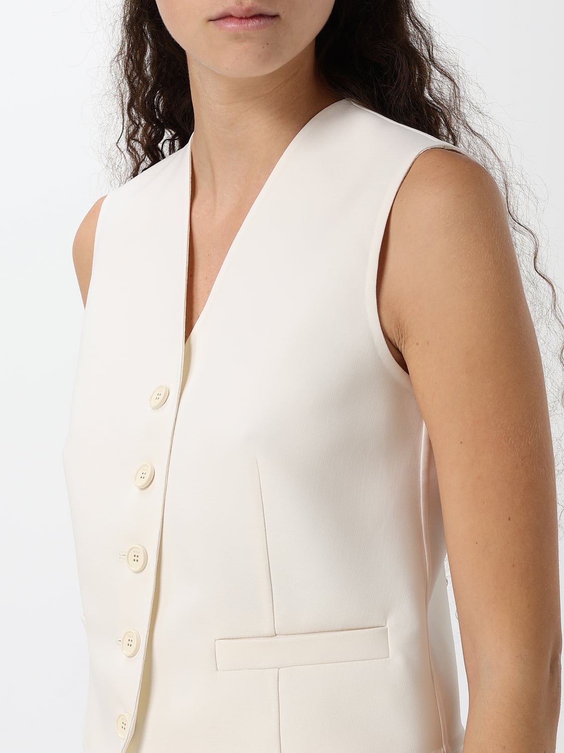 FENDI WESTE: Weste damen Fendi, Ivory - Img 5