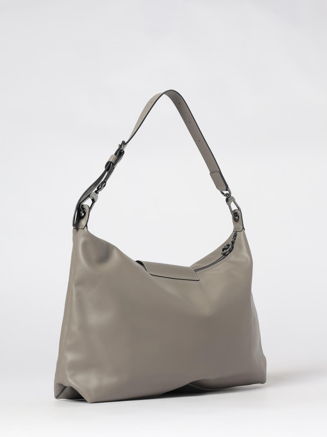 LONGCHAMP SCHULTERTASCHE: Schultertasche damen Longchamp, Grau - Img 2