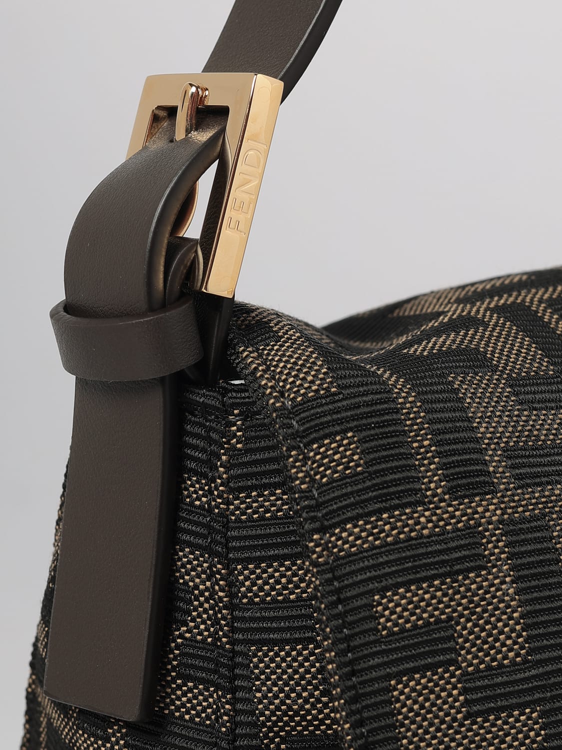 FENDI MINI BOLSO: Mini bolso mujer Fendi, Tabaco - Img 5