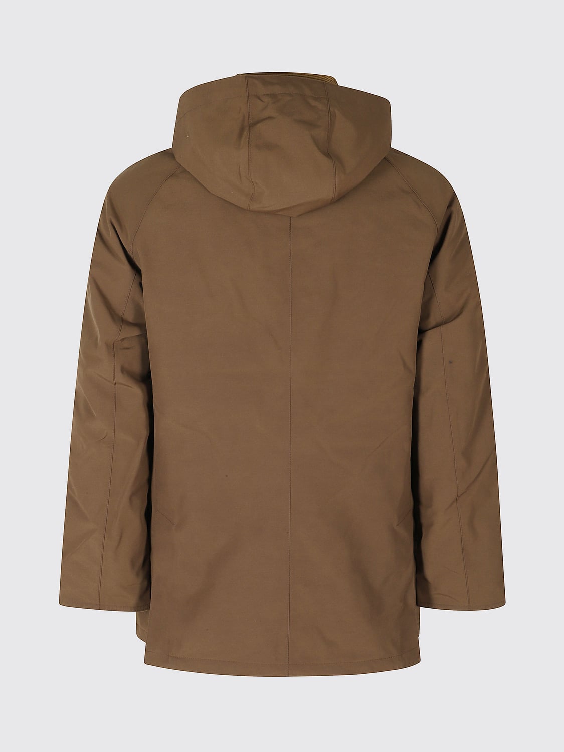 BARBOUR JACKET: Barbour Ashby Waxed Cotton Jacket with Corduroy Collar, Brown - Img 3
