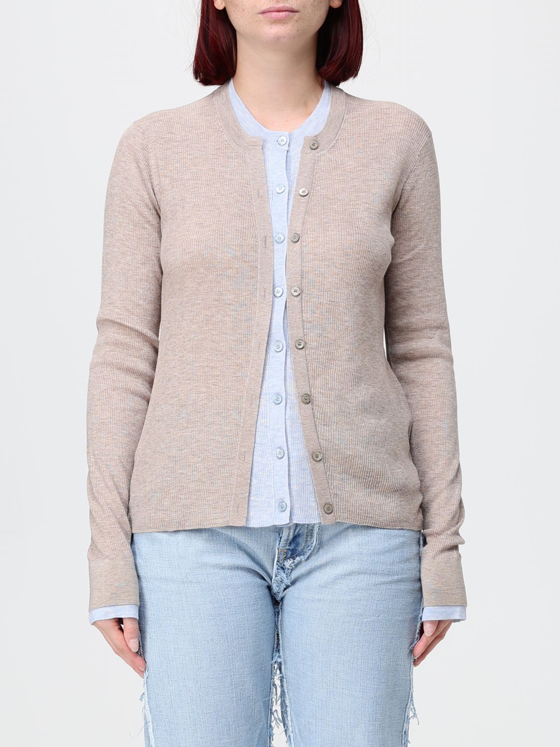 ACNE STUDIOS PULL: Pull femme Acne Studios, Beige - Img 1