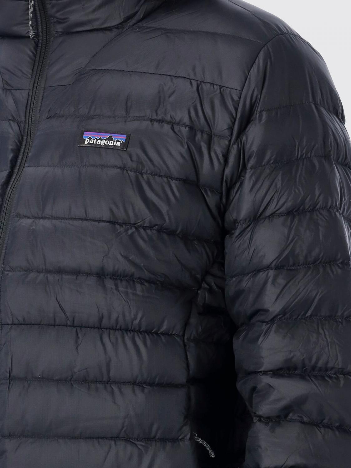 PATAGONIA JACKET: Patagonia Quilted Water-Repellent Recycled Nylon Down Jacket with High Neck, Black - Img 3