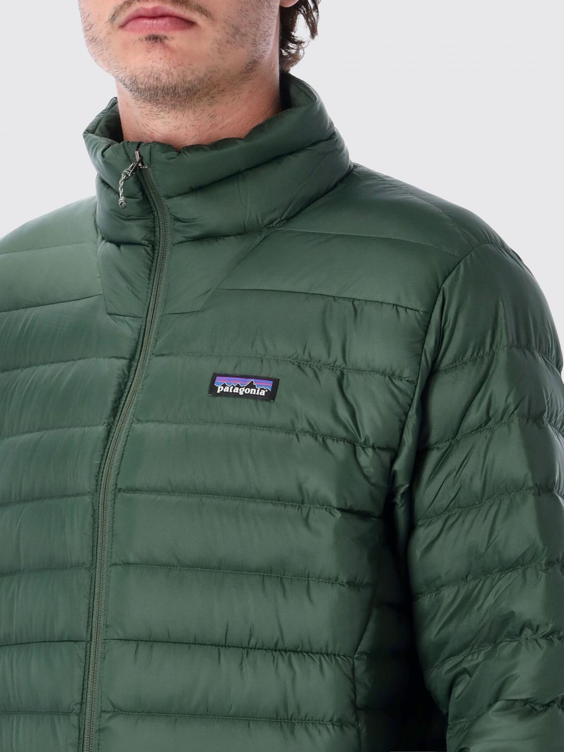 PATAGONIA JACKET: Patagonia Quilted Water-Repellent Recycled Nylon Down Jacket with High Neck, Green - Img 3