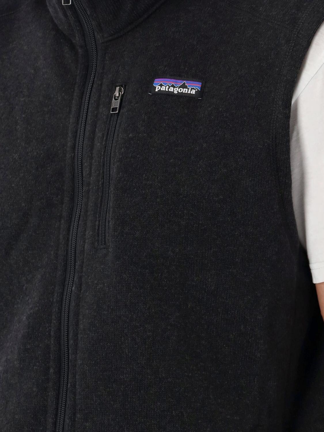 PATAGONIA 정장 조끼: PATAGONIA 베터 스웨터™ 하이넥 리사이클 플리스 테크니컬 베스트, 블랙 - Img 3