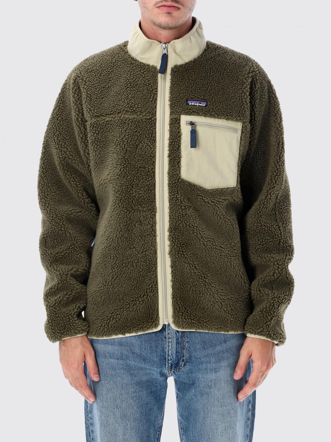 PATAGONIA ジャケット: PATAGONIA クラシック レトロX® ハイネック リサイクル フリース ジャケット, グリーン - Img 1