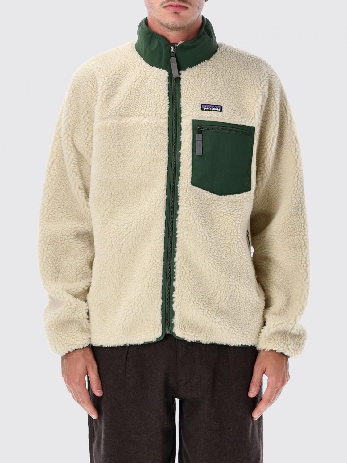 PATAGONIA 外套: PATAGONIA Classic Retro-X® 高领再生抓绒夹克, 自然色 - Img 1