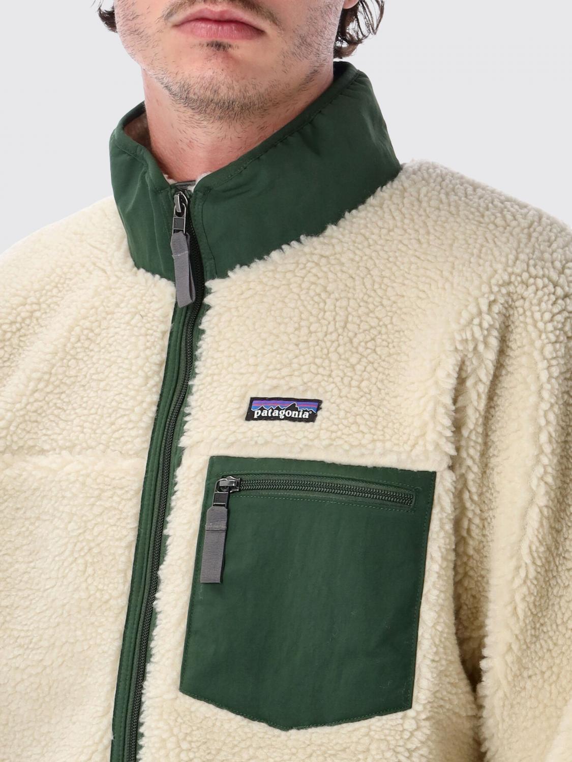 PATAGONIA 外套: PATAGONIA Classic Retro-X® 高领再生抓绒夹克, 自然色 - Img 3