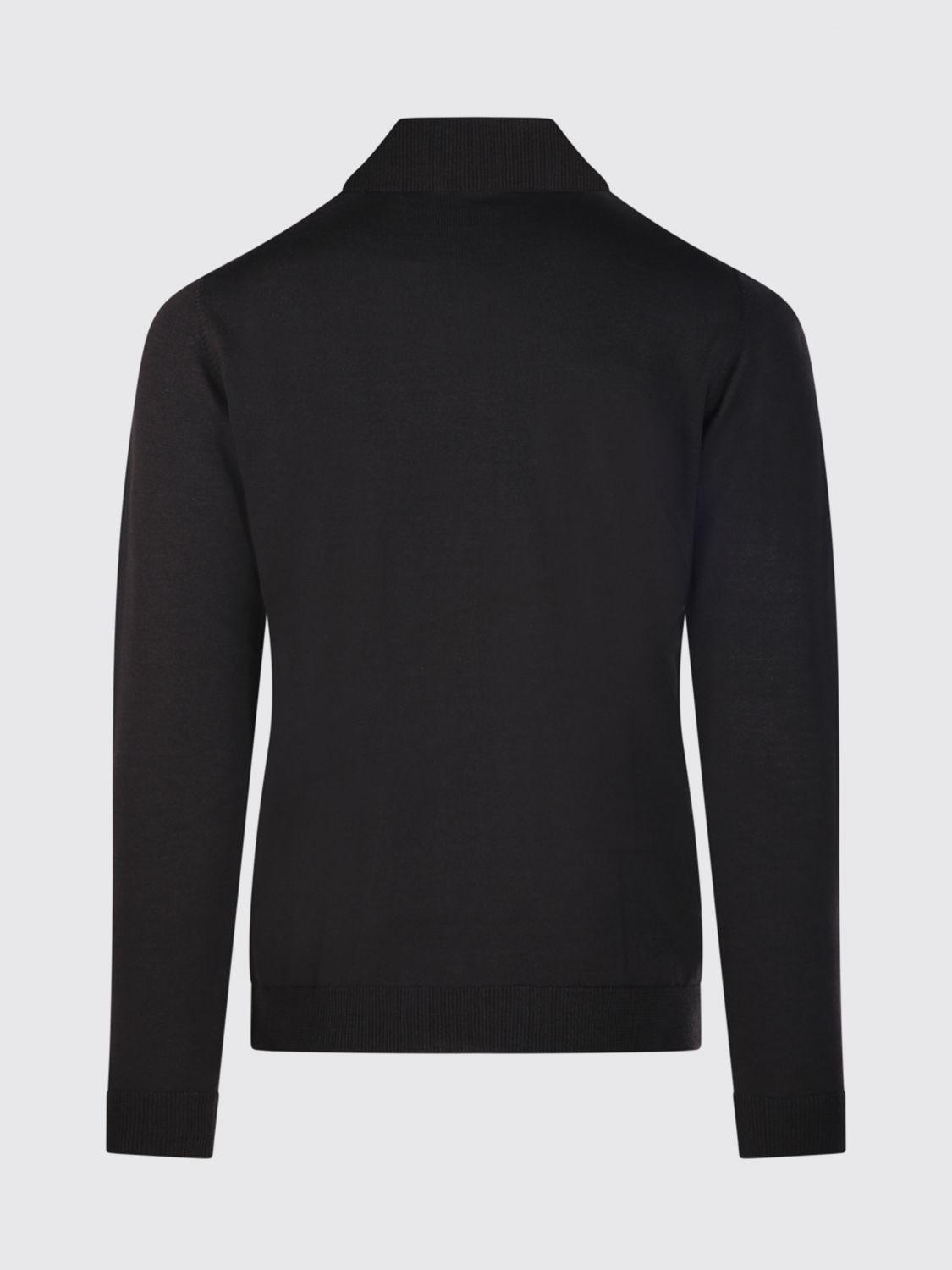 ROBERTO COLLINA JUMPER: Roberto Collina Extrafine Merino Wool Long-Sleeved Turtleneck, Brown - Img 3