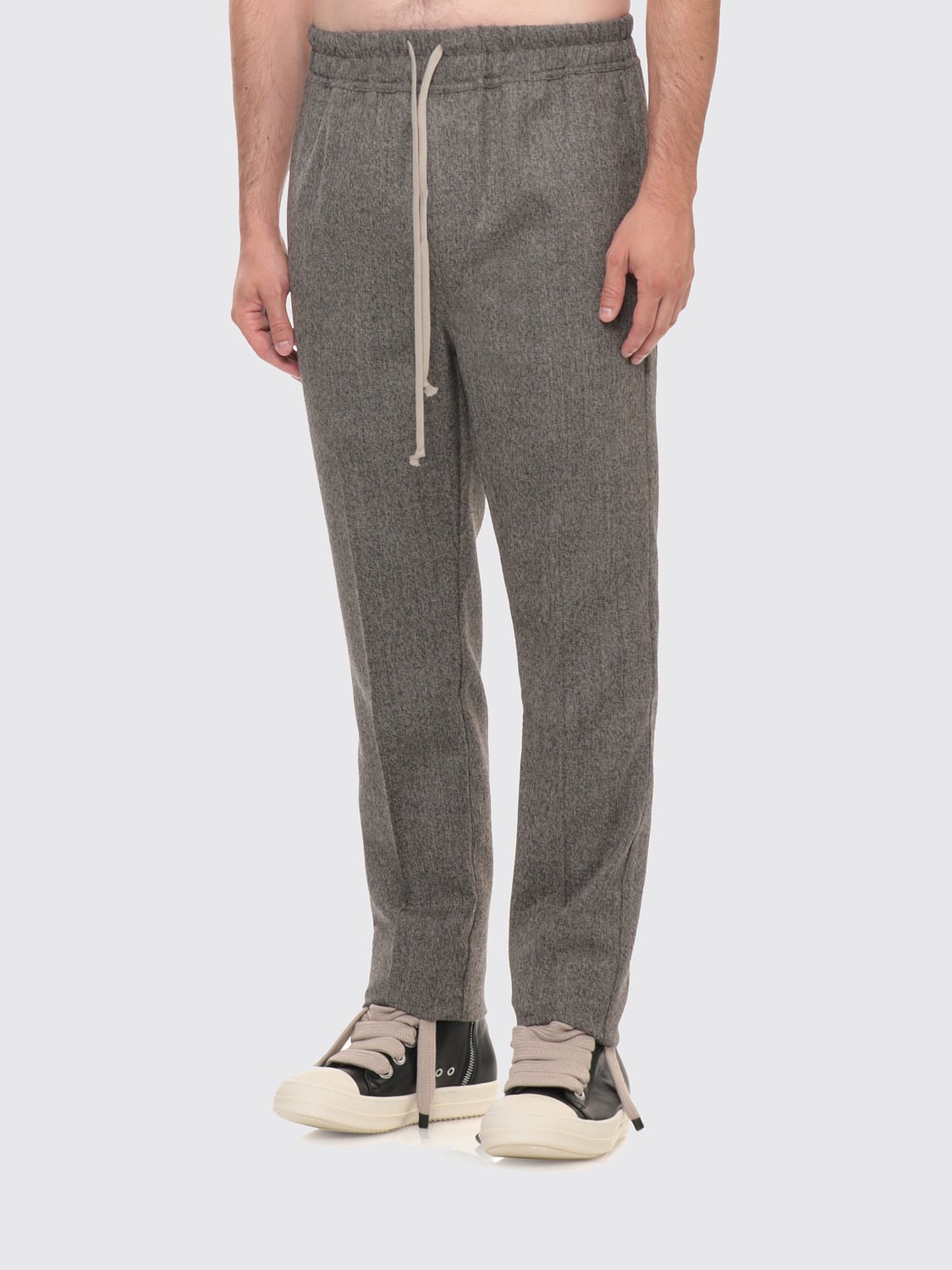 RICK OWENS 팬츠: 팬츠 남성 Rick Owens, 블랙 - Img 1