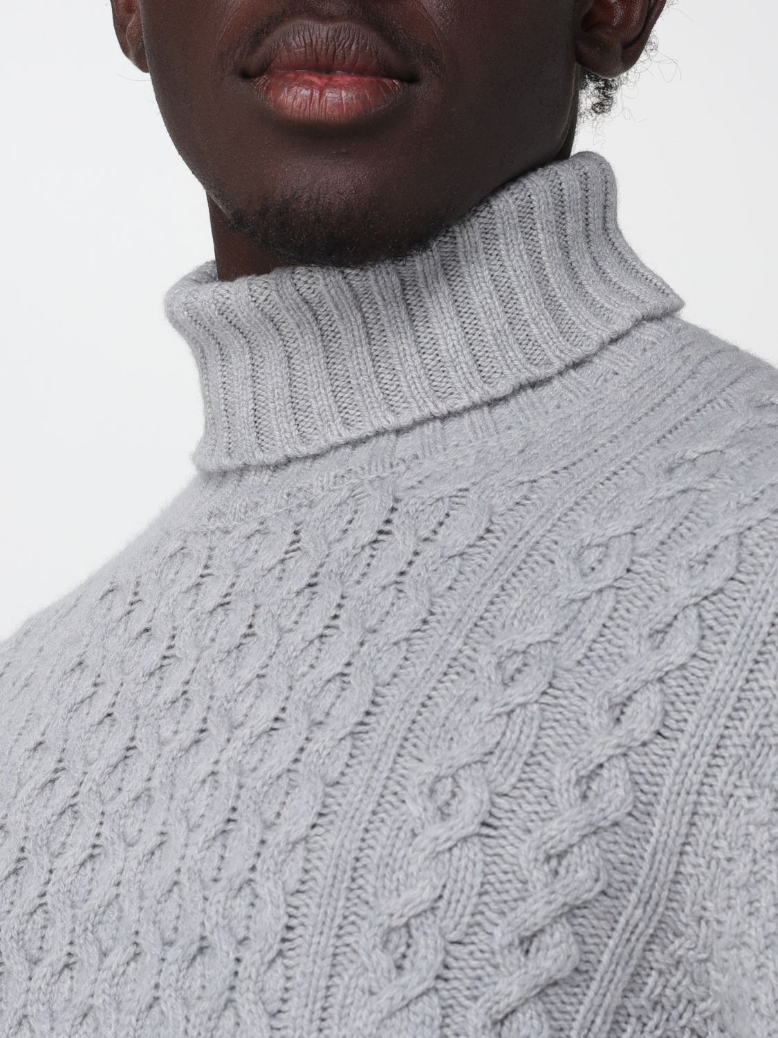 DRUMOHR SWEATER: Sweater men Drumohr, Grey - Img 3