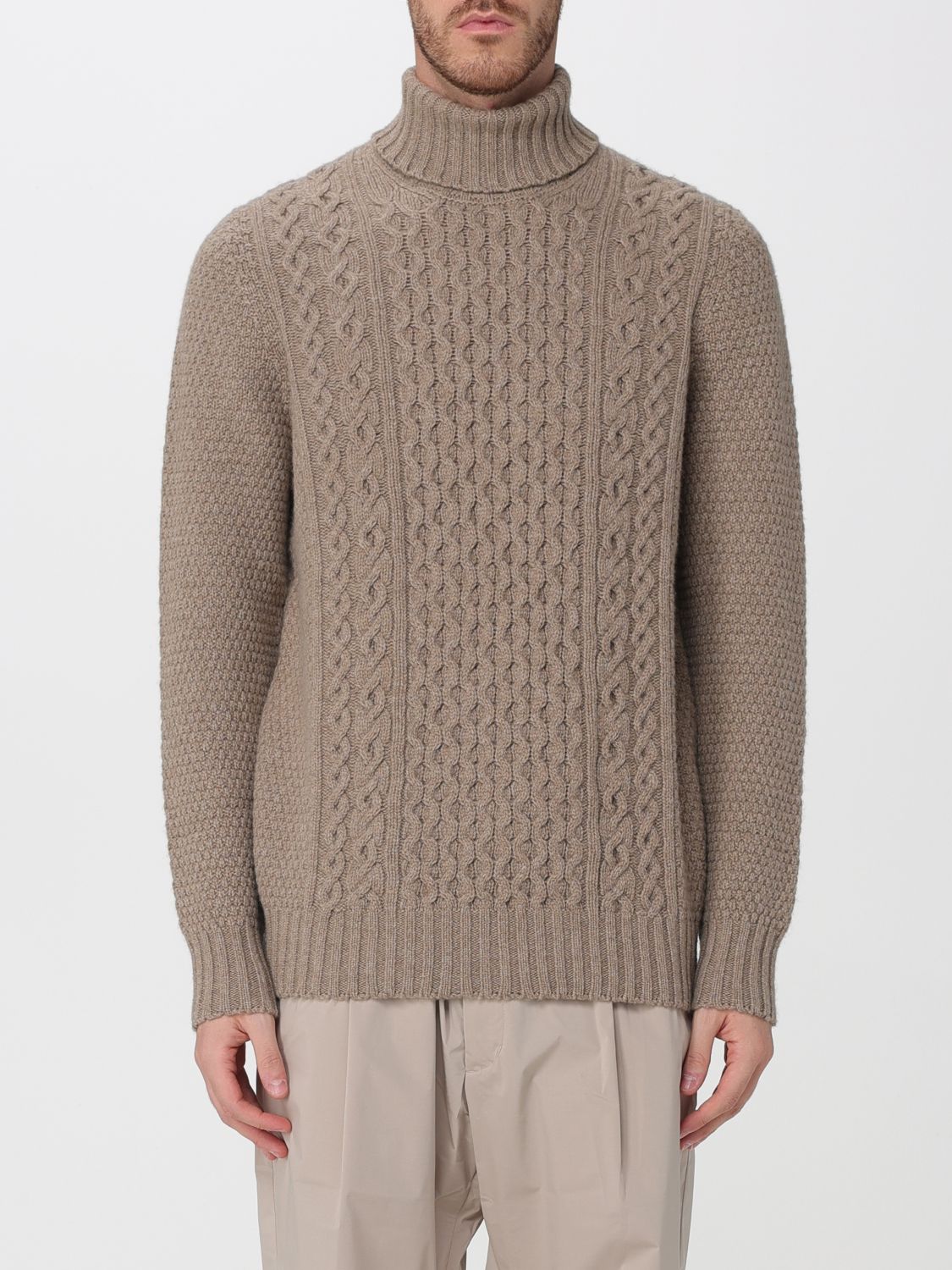 DRUMOHR SWEATER: Sweater men Drumohr, Beige - Img 1