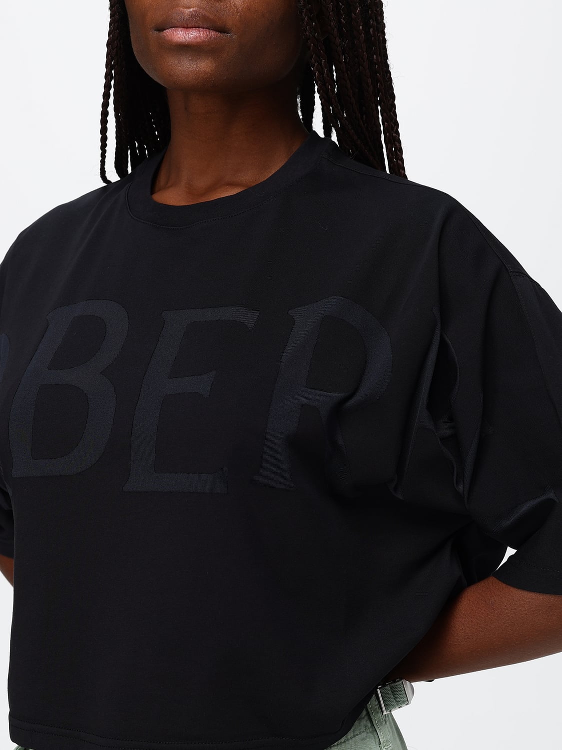 BURBERRY T-SHIRTS: T-shirts donna Burberry, Nero - Img 4