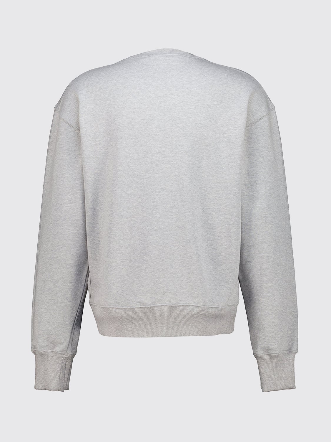 MCQUEEN SWEATSHIRT: McQueen Crewneck Cotton Sweatshirt with Dropped Shoulders, Grey - Img 3