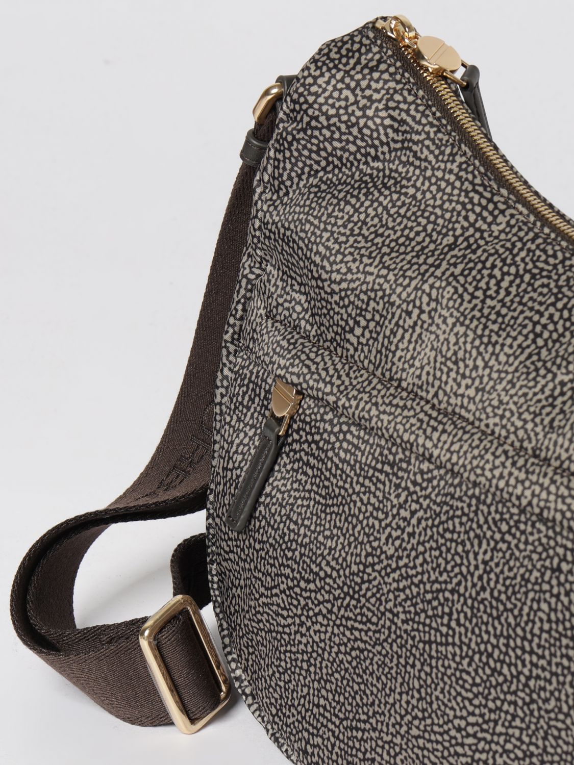 BORBONESE BACKPACK: Backpack woman Borbonese, Mud - Img 3