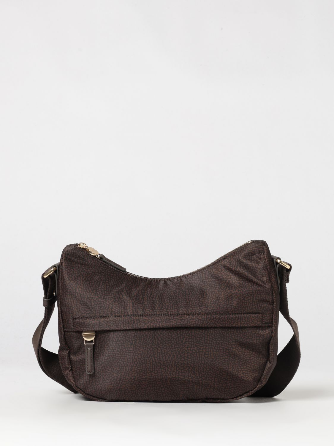 BORBONESE BACKPACK: Backpack woman Borbonese, Brown - Img 1