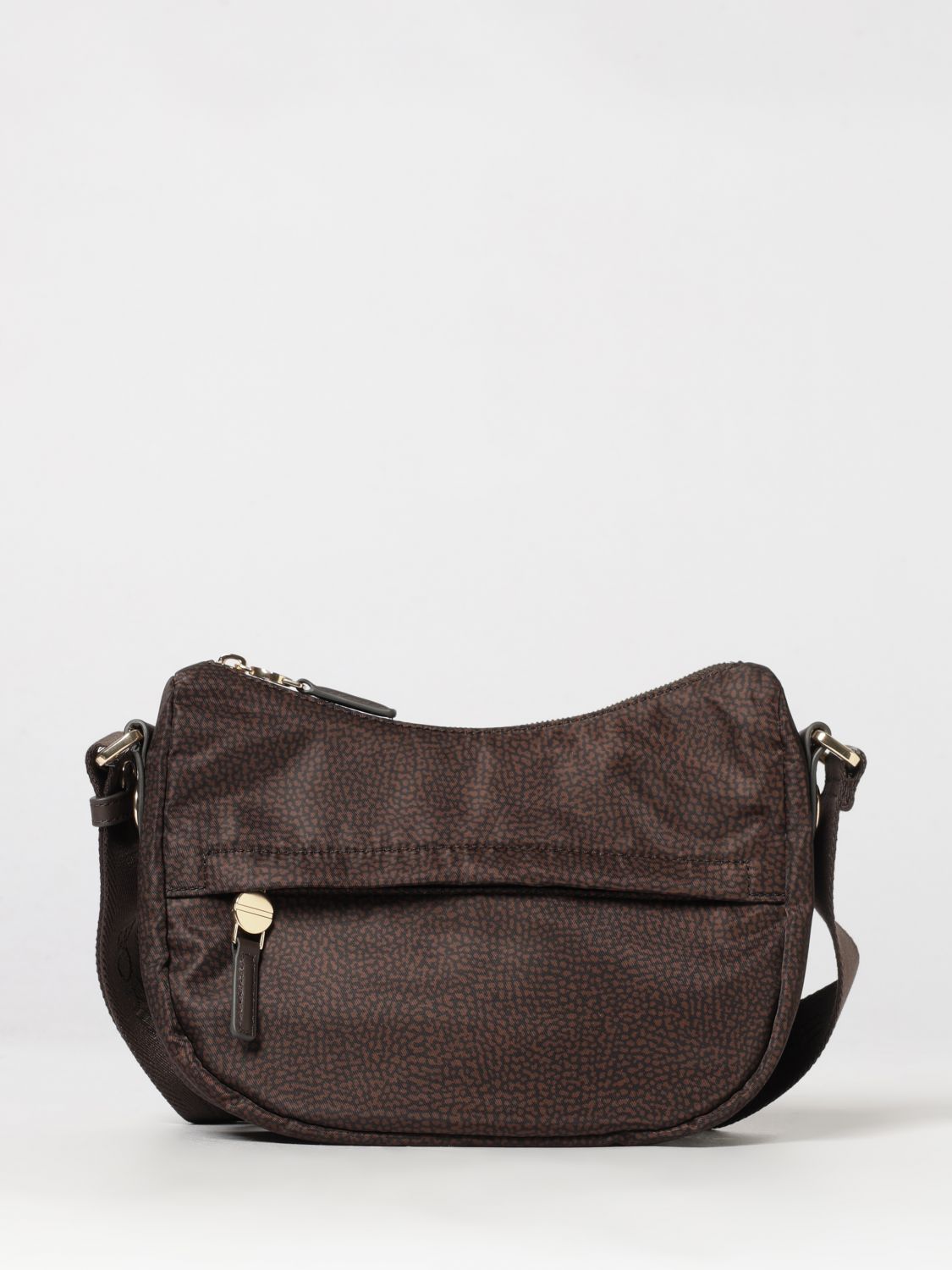 BORBONESE BACKPACK: Backpack woman Borbonese, Brown - Img 1