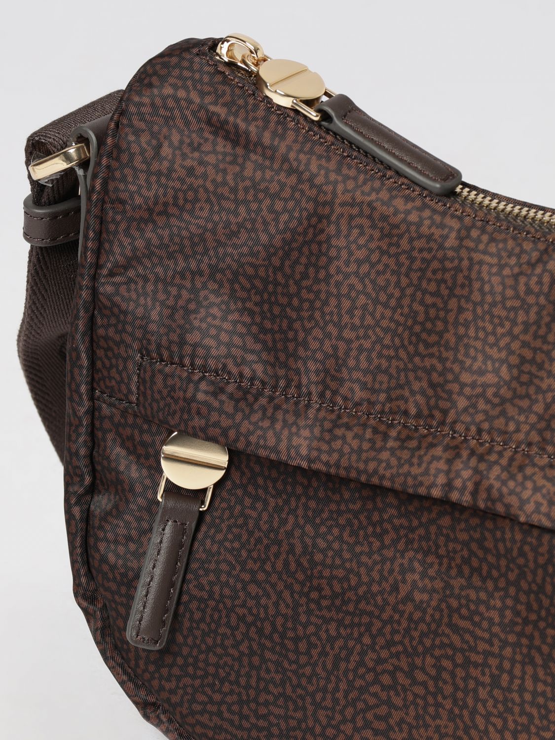 BORBONESE BACKPACK: Backpack woman Borbonese, Brown - Img 3
